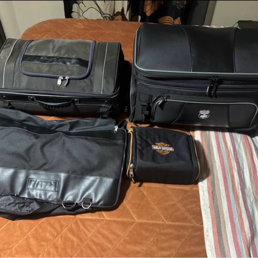 4 Pieces of Harley-Davidson Luggage
